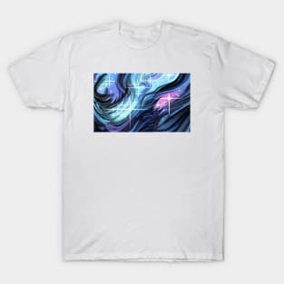 Cosmic Galaxy Stars Swirls T-Shirt